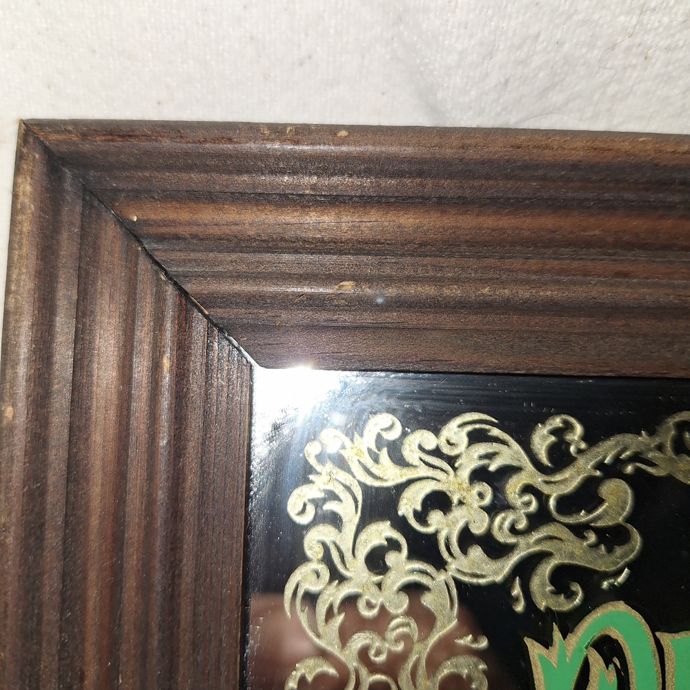 Vintage Pears’ Soap Advertising Mirror With Wooden Frame 13in X 9in Retro Gift - Picture 5 of 9